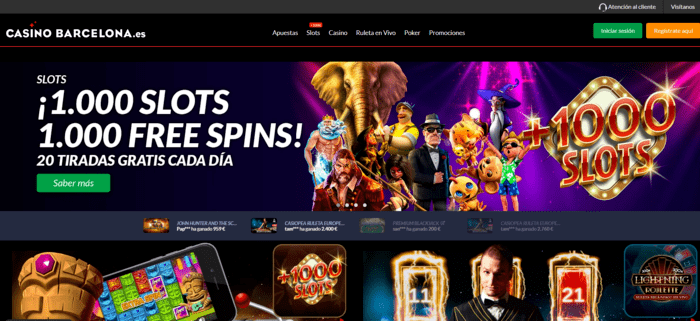 Sitio web oficial del casino de Barcelona