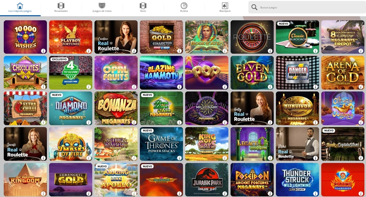 betway casino online juegos