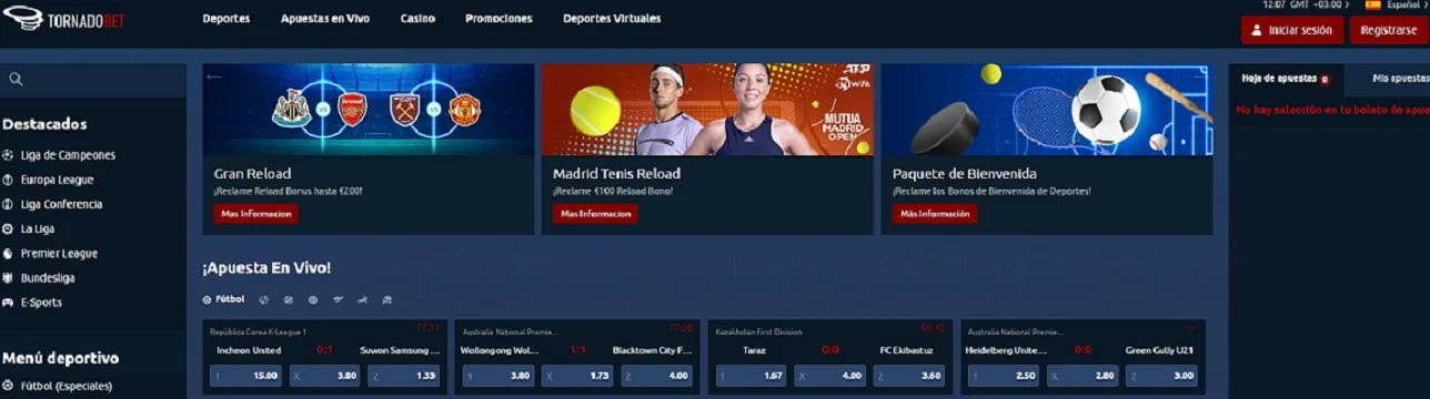 Visión general de Tornadobet Casino
