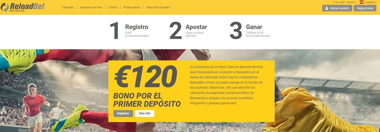 Reseña del casino ReloadBet